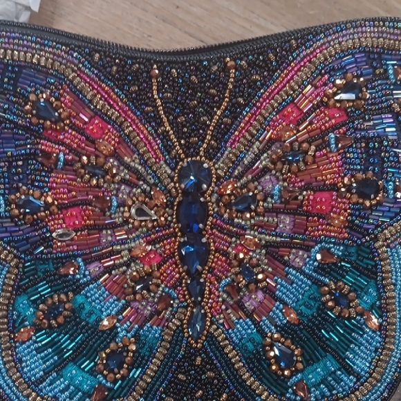 Embellished Butterfly Clutch Bag - Picture 7 of 8